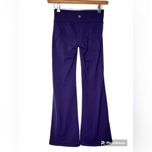 Athleta Revelation Flare Pant Purple Size Small Yoga - Wide Leg Leggings